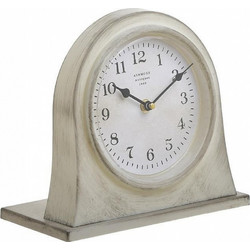 Click Επιτραπέζιο Ρολόι 23x22x11cm Αντικέ Κρεμ 6-20-290-0001
