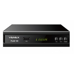 Venex PLUS100T2 Ψηφιακός Δέκτης Mpeg-4 Full HD με PVR