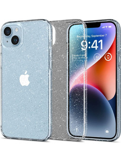 Spigen Liquid Back Cover Glitter Transparent (iPhone 14 Plus)