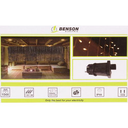 Benson 154 Χριστουγεννιάτικα Λαμπάκια LED σε Κουρτίνα Εξωτερικού Χώρου Θερμά Λευκά 1.5m 013116