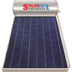 Assos Solarnet SOL Ηλιακός Θερμοσίφωνας 200lt 2.5m² Glass Διπλής Ενέργειας