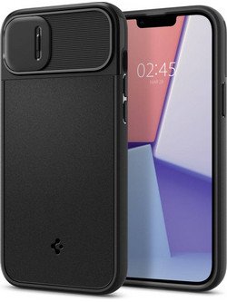 Spigen Optik Armor Mag Back Cover with MagSafe Black (iPhone 14)