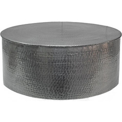 Σφυρήλατο Coffee table αλουμίνο μολυβί,90x37cm