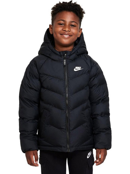 Nike Sportswear Αθλητικό Παιδικό Μπουφάν Χειμωνιάτικο Puffer Μαύρο Synthetic-Fill DX1264-011