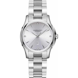 Hamilton Jazzmaster Viewmatic Γυναικείο Ρολόι Αυτόματο με Ασημί Μεταλλικό Μπρασελέ H32315191