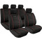 Lampa Elegance Set Black / Red 9τμχ