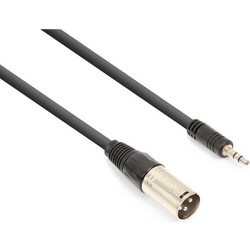VONYX CX318-05 Καλώδιο XLR 3-Pin Αρσενικό Σε Jack 3.5mm Stereo Αρσενικό Μήκους 0.5m