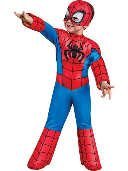 Παιδική Αποκριάτικη Στολή Spider-Man Deluxe Toddler 702740