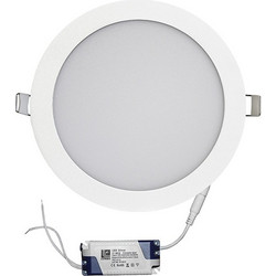 LED ΦΩΤΙΣ.ΨΕΥΔΟΡ.ΑΛΟΥΜ.ΣΤΡΟΓΓ.18W 3000K 120 ΛΕΥΚΟ D220 21-0181000