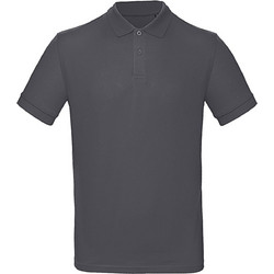 Ανδρικο Μπλουζακι Polο Inspire Organic B & C PM430 Dark Grey