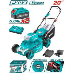 Total TLMLI20202 Μηχανή Γκαζόν Μπαταρίας 40V Κοπή 51cm