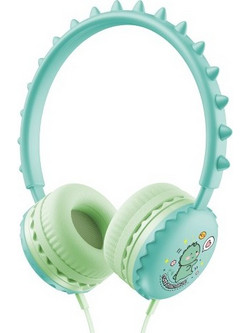 Y19 Cute Cartoon Ενσύρματα Παιδικά Ακουστικά On Ear Πράσινο Mint