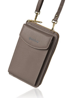 Naxius Crossbody Phone Bag NXPBLR-006 Grey Naxius