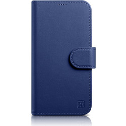 iCarer Anti-RFID Leather Book Blue (iPhone 14 Pro Max)
