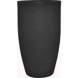 Γλάστρα CONICO ALTO RIGATO TCRI PV 70-Shabby Anthracite