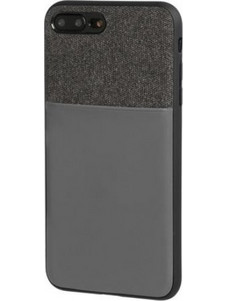 Lampa Silver Line Duo Pocket Θήκη Μαύρο / Γκρι (iPhone 8 / 7)