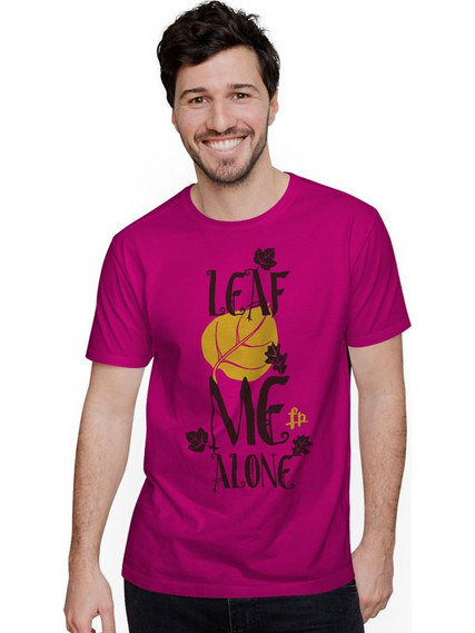 Leaf Me Alone (Κοντομάνικο Ανδρικό / Unisex) - Fuchsia