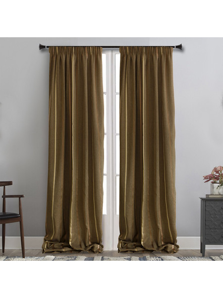 Maison Blanche Κουρτίνα με Τρέσα 145x290 Ριγέ 2468/203