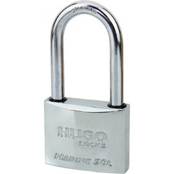 HUGO LOCKS Λουκέτο Μακρύλαιμο Marine Line Ανοξείδωτο 50mm (60132)