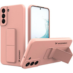 Wozinsky Kickstand Flexible Back Cover Pink (Samsung Galaxy S22 Plus 5G)