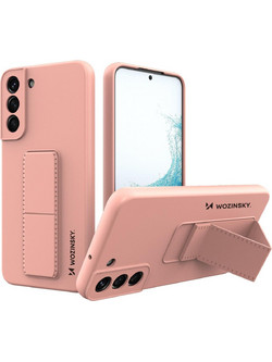 Wozinsky Kickstand Flexible Back Cover Pink (Samsung Galaxy S22 Plus 5G)