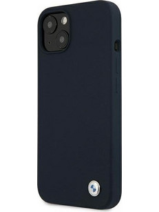 BMW Silicone Signature Case for iPhone 13 mini - Navy Blue
