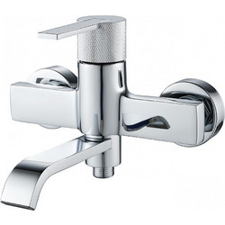 Interflex Hermes 087425 Αναμεικτική Μπαταρία Μπανιέρας Ασημί