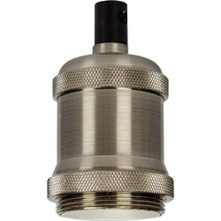 Ντουί Αλουμινίου E27 Νίκελ Ματ Max 60W