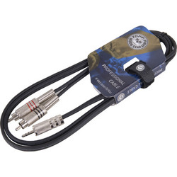 Καλώδιο mini Stereo Καρφί - 2 Rca TOPP PRO ACY01LU03 3m