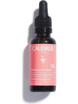 Caudalie Vinosource Hydra Overnight Recovery Ενυδατικό Λάδι Προσώπου με Τριαντάφυλλο 30ml