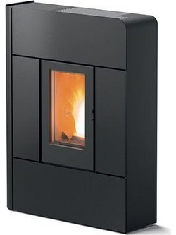 MCZ Raam Comfort Air 8 Black Σόμπα Pellet Αερόθερμη 7.8kW