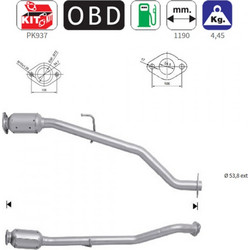 ΚΑΤΑΛΥΤΗΣ ΒΕΝΖΙΝΗΣ ΠΙΣΩ SUZUKI GRAND VITARA 1.6 16V M16A / GRAND VITARA 2.0 16V J20A 03/2006+