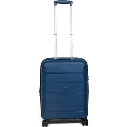 Airtex 27560-03 Βαλίτσα Καμπίνας 55x40x20cm με 4 Ρόδες Navy Μπλε