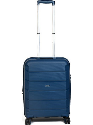 Airtex 27560-03 Βαλίτσα Καμπίνας 55x40x20cm με 4 Ρόδες Navy Μπλε