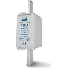Μαχαιρωτό φυσίγγιο NH1 τύπος:373225 40A 1000VDC 30KA για φωτοβολταϊκά συστήματα - 055-501373225