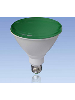 Glou LedArt ,Λάμπα Led Reflector PAR38 15W E27 170-265V Πράσινη