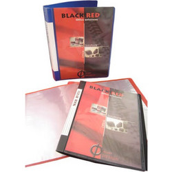 Ντοσιέ Σουπλ Black-Red PP - Α4 - 30 θέσεων & Θέση εξωφύλλου - Μπλε 70002