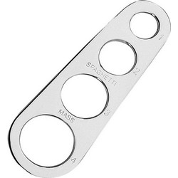Μεζούρα 4 Σημείων Ζυμαρικών 100345002800 18x6cm Inox Kuchenprofi Ανοξείδωτο Ατσάλι