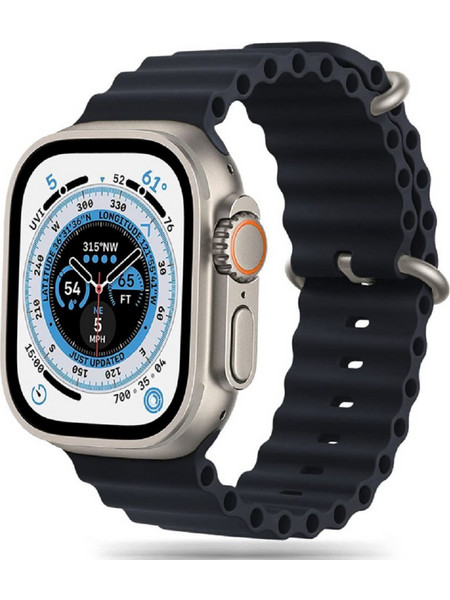 Tech-Protect IconBand Pro Λουράκι Σιλικόνης Black (Apple Watch 42 / 44 / 45 / 49mm)