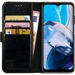 Rosso Element Wallet Θήκη Μαύρο (Motorola Moto E22 / E22i)