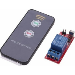 1-Channel Infrared Switch Relay Module Board 12V Remote Controller