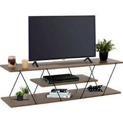 HomeMarkt Έπιπλο Τηλεόρασης Ξύλινο Μπεζ Μ120xΠ32xΥ33cm Tars HM8922.13
