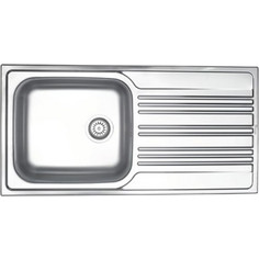 Donau 183DE Νεροχύτης Inox Αντιστρεφόμενος Σατινέ 100x50cm