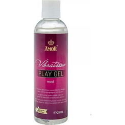 Amor Med Vibration Play Λιπαντικό Gel Νερού Κόλπου & Πρωκτού 250ml