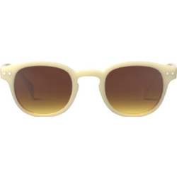 Izipizi Sun C Glossy Ivory Γυαλιά Ηλίου Τετράγωνα Κοκάλινα Μπεζ με Καφέ Polarized Φακό