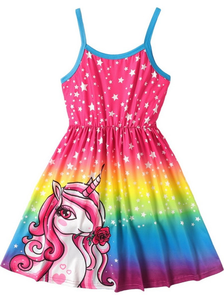 Φορεματάκι unicorn - Ροζ