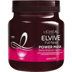 L'Oreal Paris Elvive Full Resist Power Μάσκα Μαλλιών για Επανόρθωση για Λεπτά & Ταλαιπωρημένα Μαλλιά 680ml