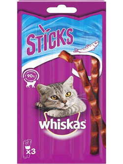 Whiskas Sticks Σολομός 18gr