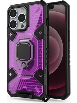 Techsuit - Honeycomb Armor - iPhone 13 Pro Max - Rose-Violet