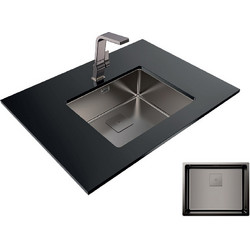 Teka Flex Linea 50.40 Ένθετος Νεροχύτης Inox Titanium